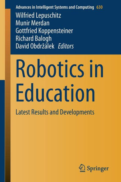 Robotics in Education: Latest Results and Developments