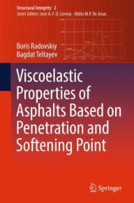 Title: Viscoelastic Properties of Asphalts Based on Penetration and Softening Point, Author: Boris Radovskiy