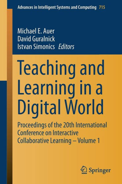 Teaching and Learning in a Digital World: Proceedings of the 20th International Conference on Interactive Collaborative Learning - Volume 1