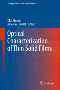 Title: Optical Characterization of Thin Solid Films, Author: Olaf Stenzel