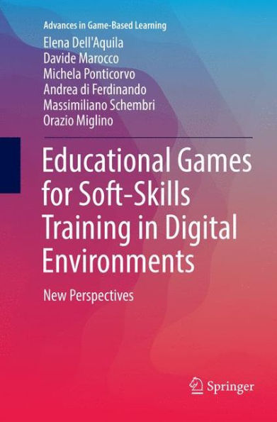 Educational Games for Soft-Skills Training Digital Environments: New Perspectives