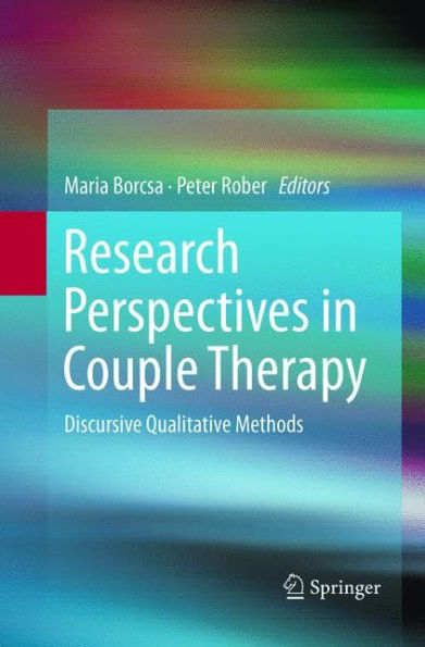 Research Perspectives Couple Therapy: Discursive Qualitative Methods