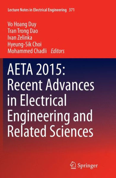 AETA 2015: Recent Advances in Electrical Engineering and Related Sciences