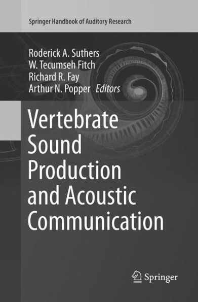 Vertebrate Sound Production and Acoustic Communication