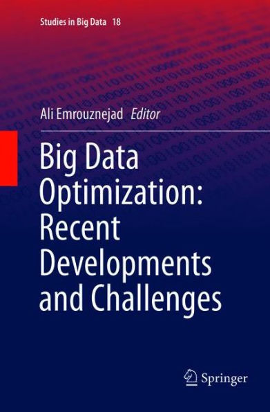 Big Data Optimization: Recent Developments and Challenges