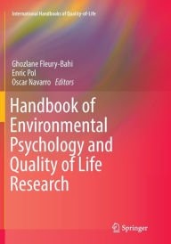 Title: Handbook of Environmental Psychology and Quality of Life Research, Author: Ghozlane Fleury-Bahi