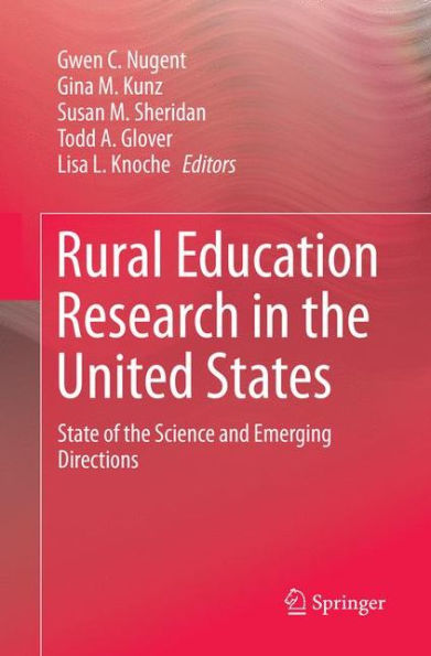 Rural Education Research the United States: State of Science and Emerging Directions