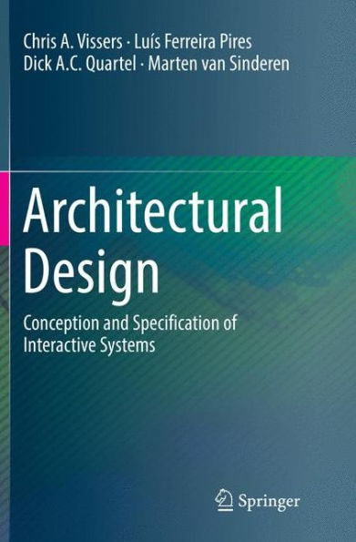 Architectural Design: Conception and Specification of Interactive Systems