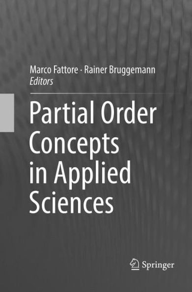 Partial Order Concepts Applied Sciences