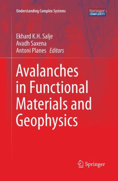 Avalanches Functional Materials and Geophysics