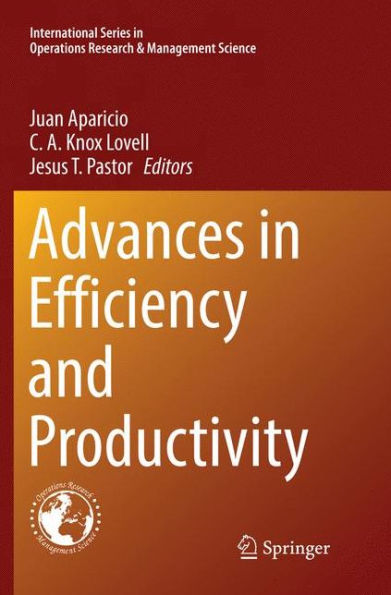 Advances in Efficiency and Productivity