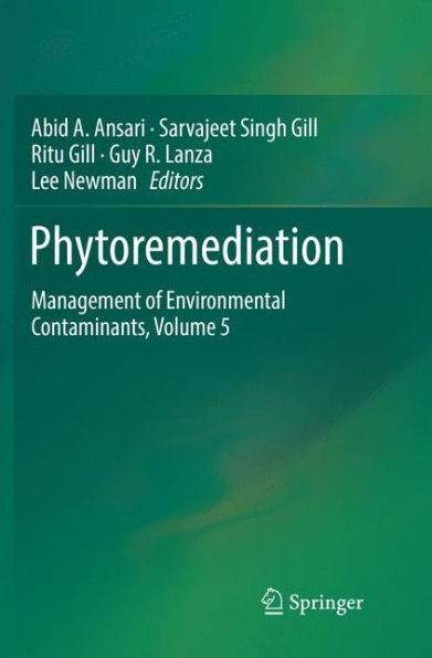 Phytoremediation: Management of Environmental Contaminants