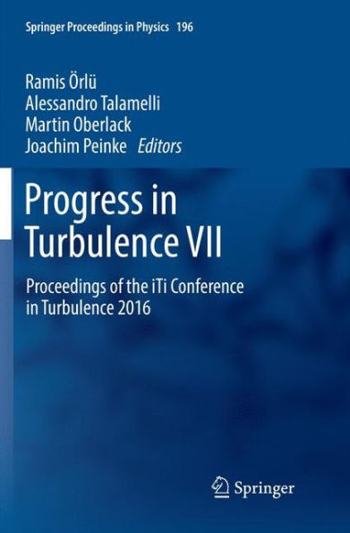 Progress in Turbulence VII: Proceedings of the iTi Conference in Turbulence 2016