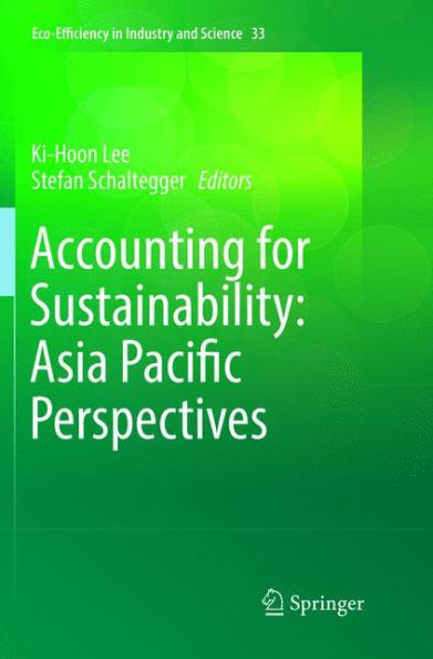 Accounting for Sustainability: Asia Pacific Perspectives