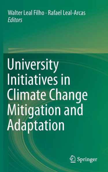 University Initiatives Climate Change Mitigation and Adaptation