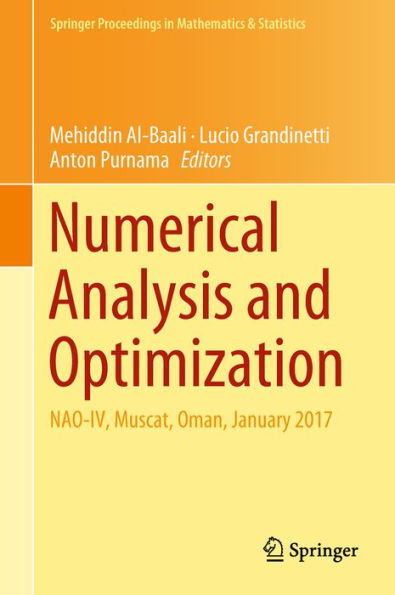 Numerical Analysis and Optimization: NAO-IV, Muscat, Oman, January 2017