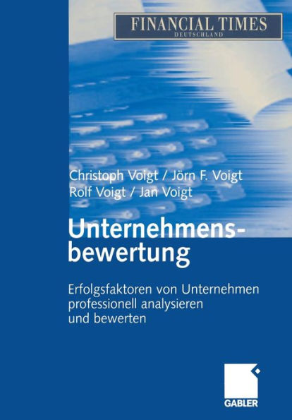 Unternehmensbewertung: Erfolgsfaktoren von Unternehmen professionell analysieren und bewerten