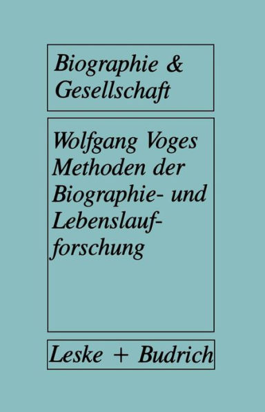 Methoden der Biographie- und Lebenslaufforschung