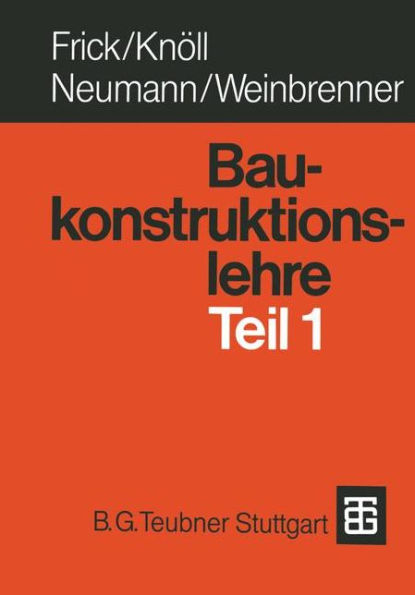 Baukonstruktionslehre Teil 1