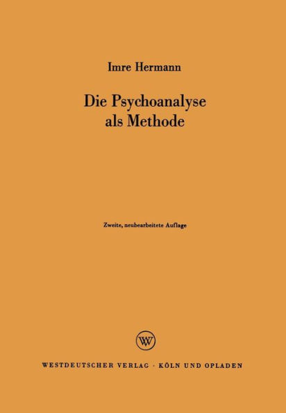 Die Psychoanalyse als Methode