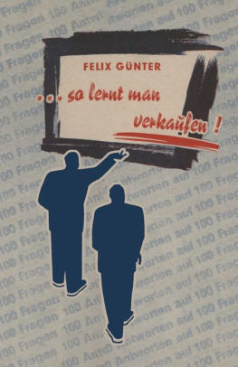 So Lernt Man Verkaufen By Felix Gïnter Paperback Barnes Noble