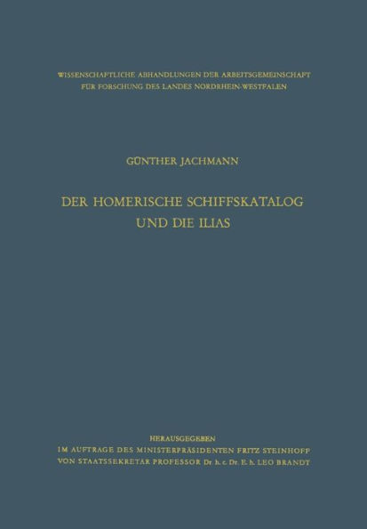 Der homerische Schiffskatalog und die Ilias