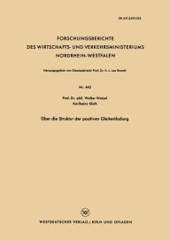 Title: Über die Struktur der positiven Gleitentladung, Author: Walter Weizel
