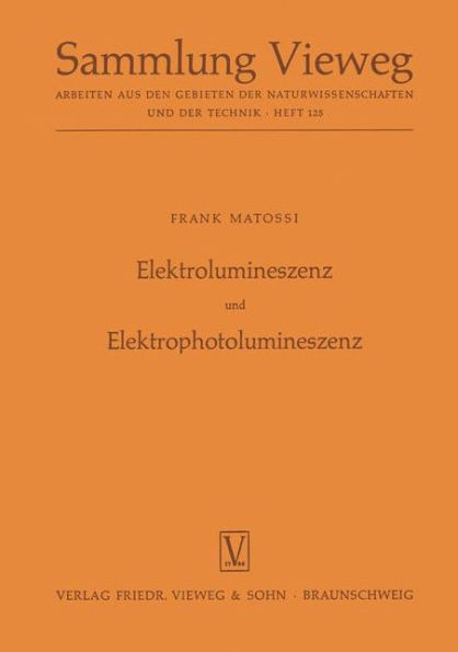 Elektrolumineszenz und Elektrophotolumineszenz