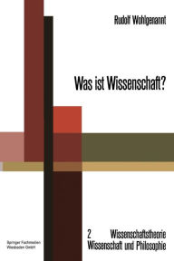 Title: Was ist Wissenschaft?, Author: Rudolf Wohlgenannt