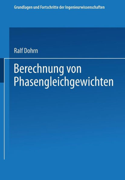 Berechnung von Phasengleichgewichten