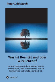 Title: Was ist Realität und/oder Wirklichkeit?: Unsere Lebensumstände werden immer bedrohlicher, weil unser Denken nur an Konkurrenz und Erfolg orientiert ist., Author: Peter Schlabach