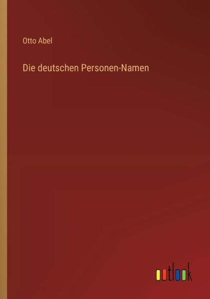 Die deutschen Personen-Namen