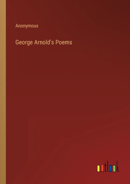 George Arnold's Poems