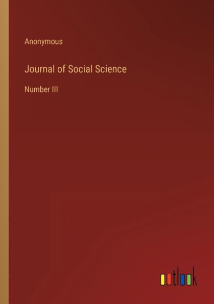 Journal of Social Science: Number III