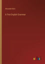 A First English Grammar