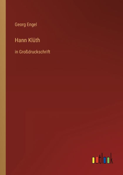 Hann Klï¿½th: Groï¿½druckschrift