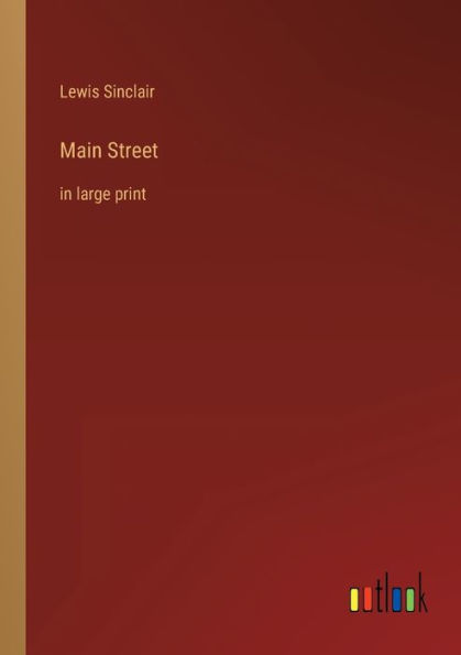 Main Street: large print