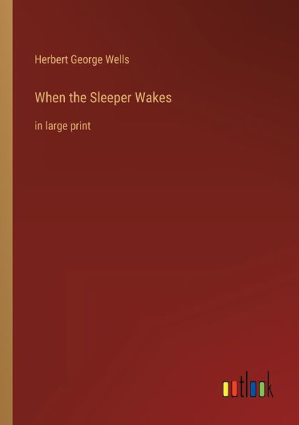 When the Sleeper Wakes: large print