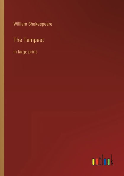 The Tempest: large print