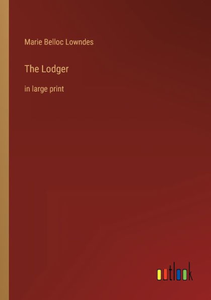 The Lodger: large print