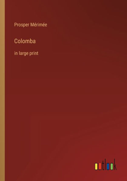 Colomba: large print