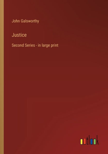 Justice: Second Series - large print