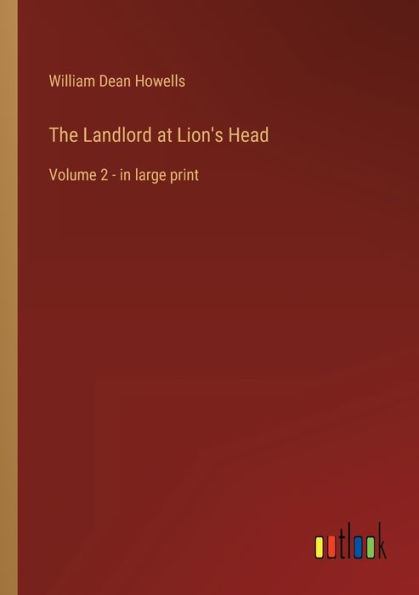 The Landlord at Lion's Head: Volume