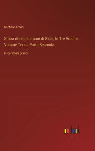 Title: Storia dei musulmani di Sicili; In Tre Volumi, Volume Terzo, Parte Seconda: in caratteri grandi, Author: Michele Amari