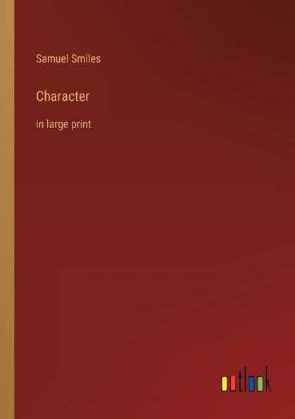 Character: large print