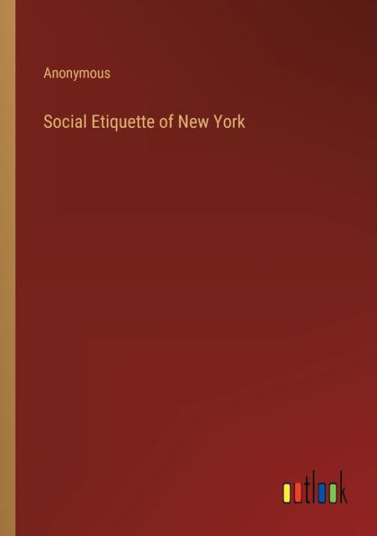Social Etiquette of New York