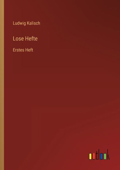 Lose Hefte: Erstes Heft