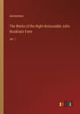 The Works of the Right Honourable John Hookham Frere: Vol. I