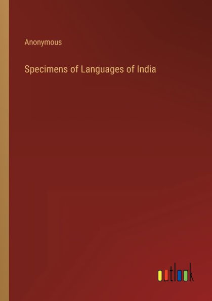 Specimens of Languages India