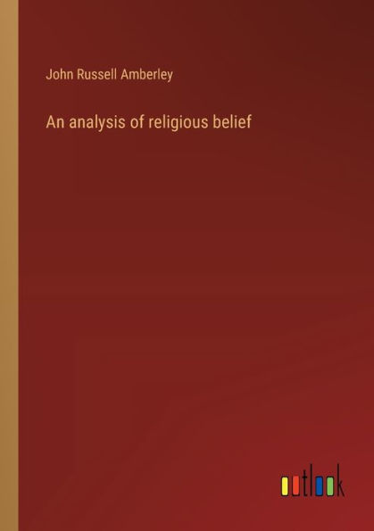 An analysis of religious belief